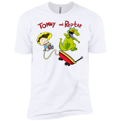 T-Shirts White / X-Small Tommy and Reptar Men's Premium T-Shirt