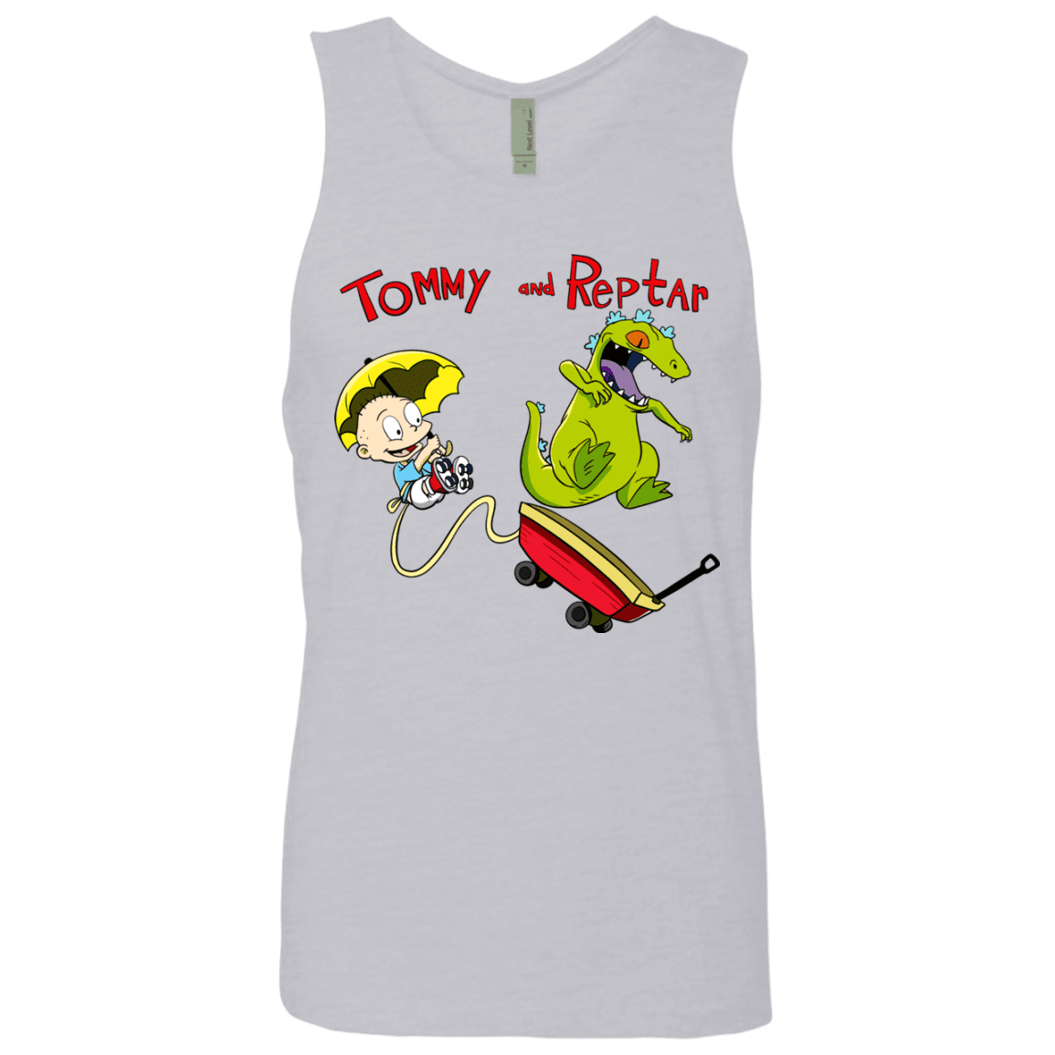 T-Shirts Heather Grey / S Tommy and Reptar Men's Premium Tank Top