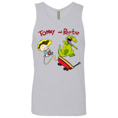 T-Shirts Heather Grey / S Tommy and Reptar Men's Premium Tank Top