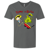 T-Shirts Heavy Metal / X-Small Tommy and Reptar Men's Premium V-Neck
