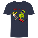 T-Shirts Midnight Navy / X-Small Tommy and Reptar Men's Premium V-Neck