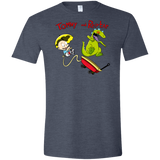 T-Shirts Heather Navy / S Tommy and Reptar Men's Semi-Fitted Softstyle