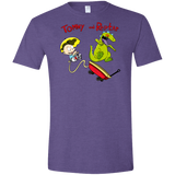 T-Shirts Heather Purple / S Tommy and Reptar Men's Semi-Fitted Softstyle