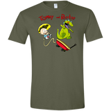 T-Shirts Military Green / S Tommy and Reptar Men's Semi-Fitted Softstyle
