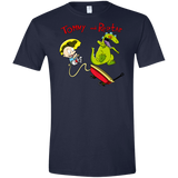 T-Shirts Navy / X-Small Tommy and Reptar Men's Semi-Fitted Softstyle