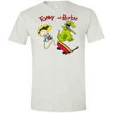 T-Shirts White / X-Small Tommy and Reptar Men's Semi-Fitted Softstyle