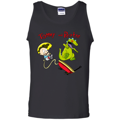 T-Shirts Black / S Tommy and Reptar Men's Tank Top