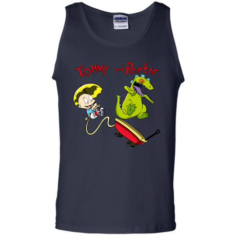 T-Shirts Navy / S Tommy and Reptar Men's Tank Top