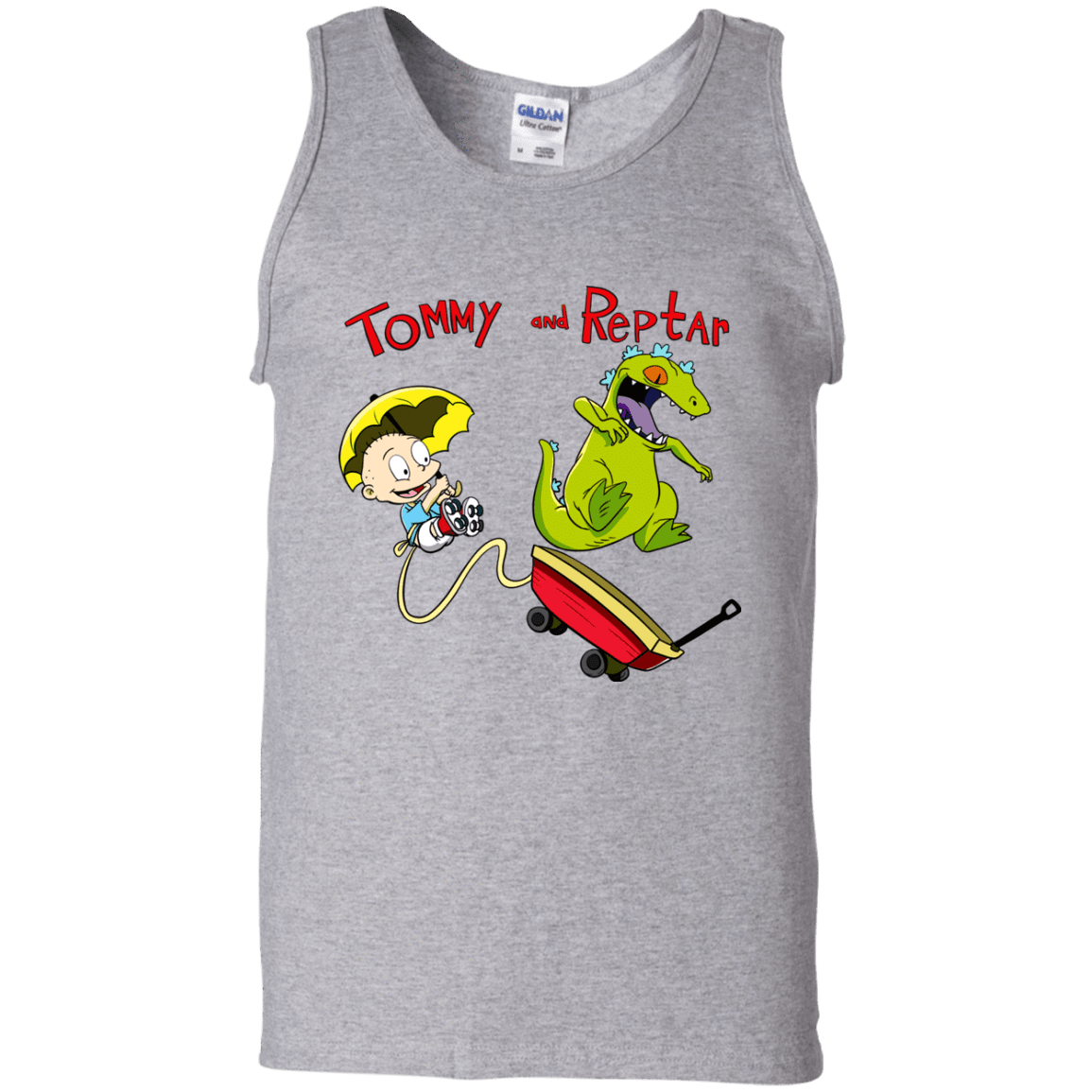 T-Shirts Sport Grey / S Tommy and Reptar Men's Tank Top