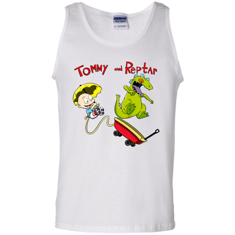 T-Shirts White / S Tommy and Reptar Men's Tank Top