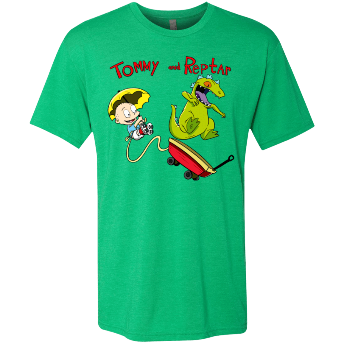 Tommy and Reptar Men's Triblend T-Shirt