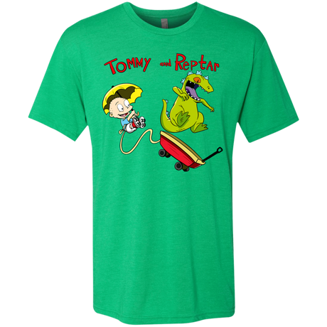 T-Shirts Envy / S Tommy and Reptar Men's Triblend T-Shirt