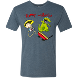 T-Shirts Indigo / S Tommy and Reptar Men's Triblend T-Shirt