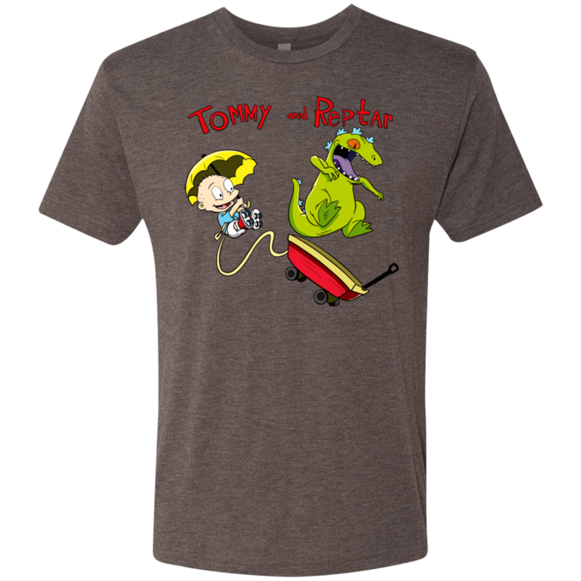 T-Shirts Macchiato / S Tommy and Reptar Men's Triblend T-Shirt