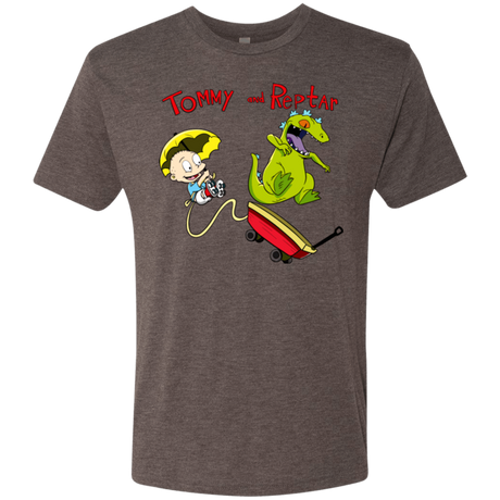 T-Shirts Macchiato / S Tommy and Reptar Men's Triblend T-Shirt