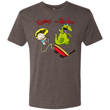 T-Shirts Macchiato / S Tommy and Reptar Men's Triblend T-Shirt