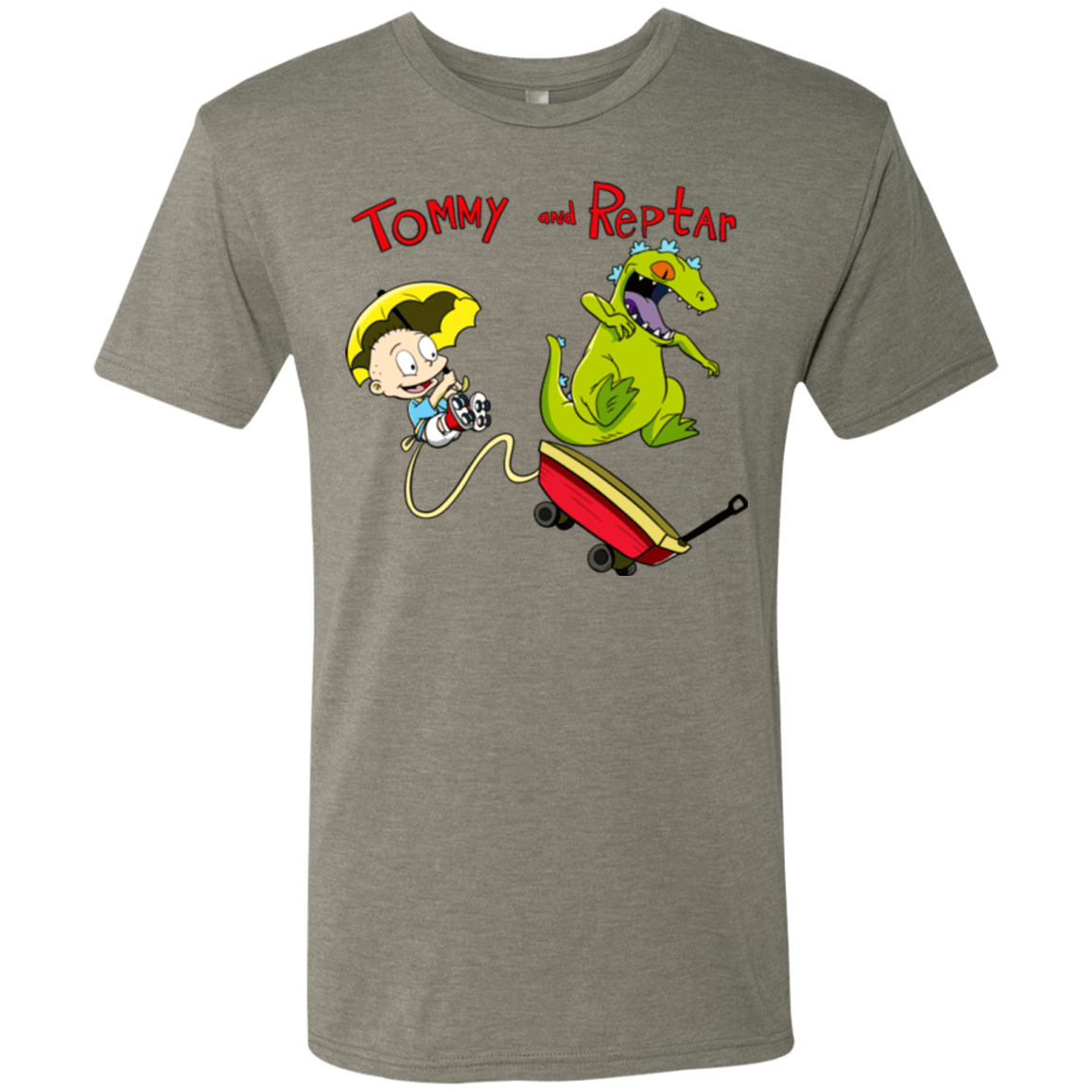 Tommy and Reptar Men's Triblend T-Shirt