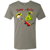 T-Shirts Venetian Grey / S Tommy and Reptar Men's Triblend T-Shirt
