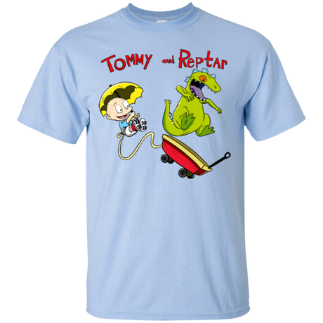 T-Shirts Light Blue / S Tommy and Reptar T-Shirt