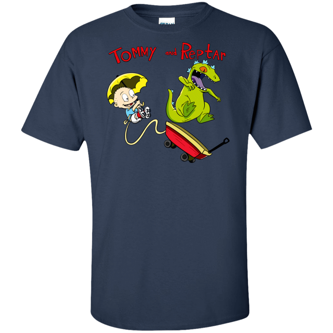 T-Shirts Navy / XLT Tommy and Reptar Tall T-Shirt