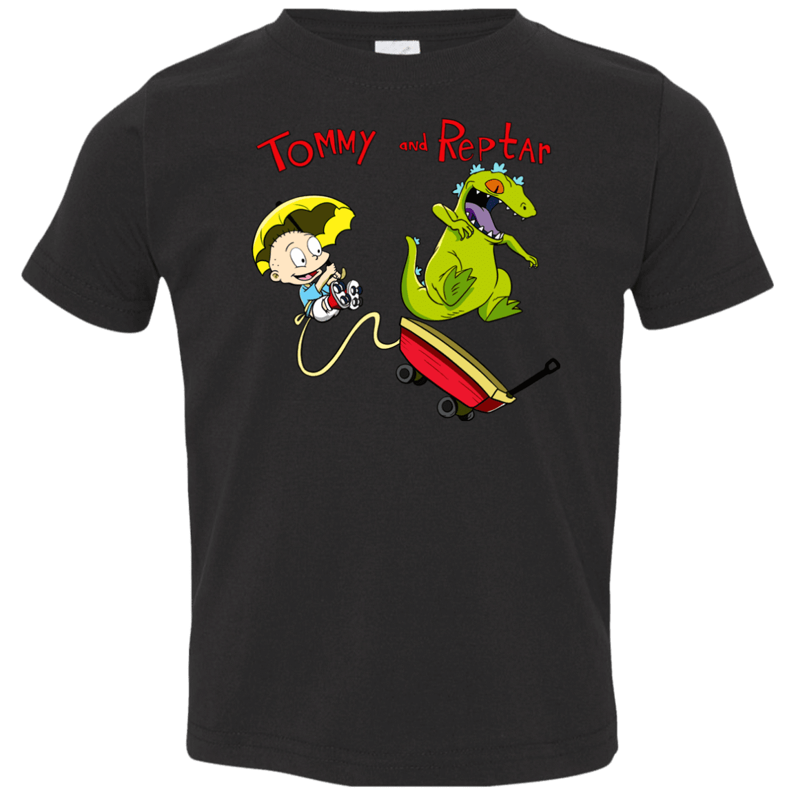 T-Shirts Black / 2T Tommy and Reptar Toddler Premium T-Shirt