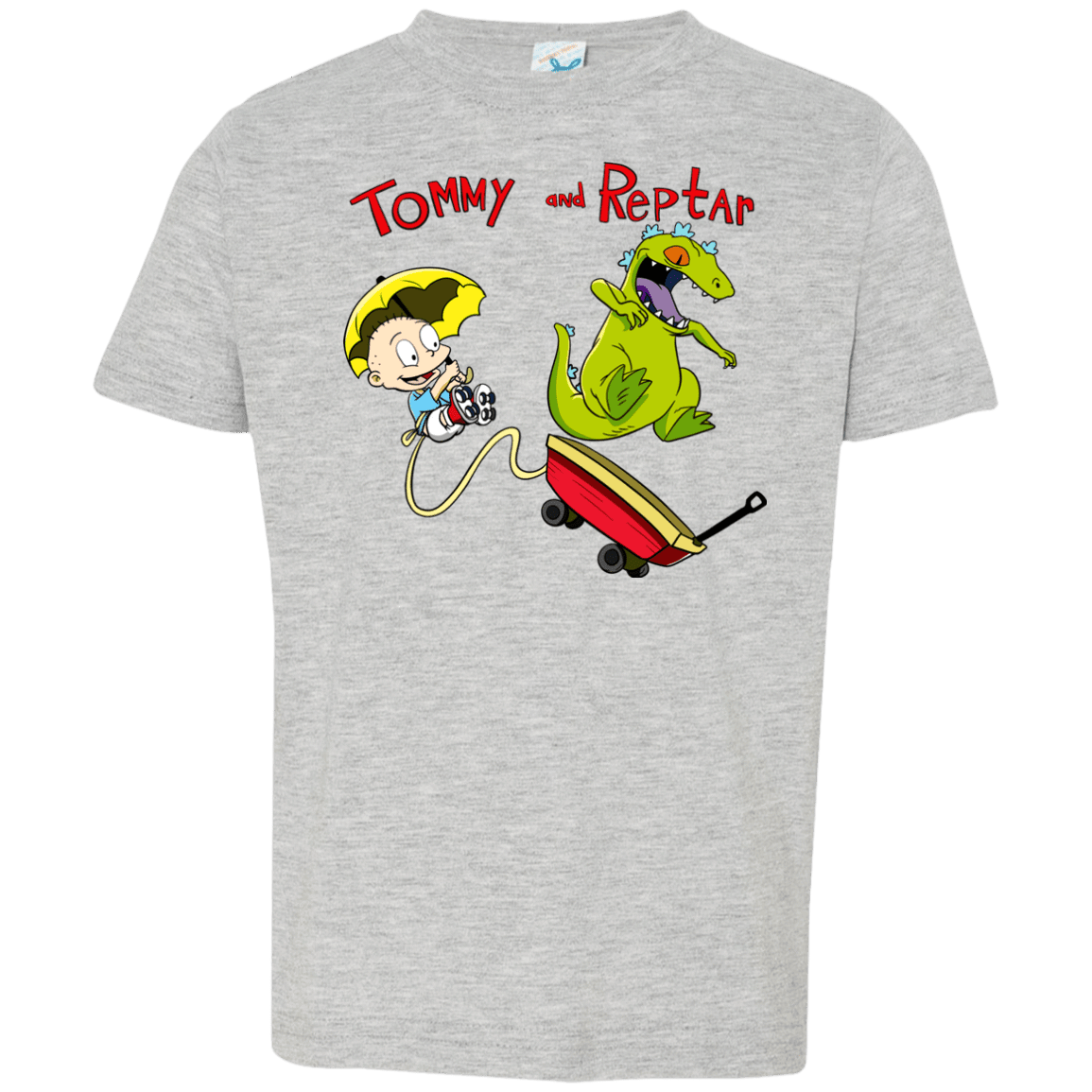 T-Shirts Heather Grey / 2T Tommy and Reptar Toddler Premium T-Shirt