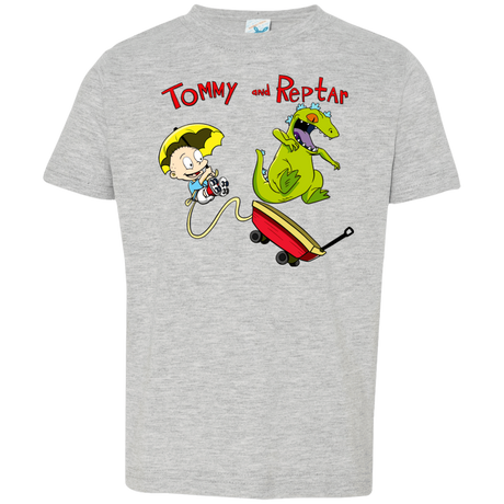 T-Shirts Heather Grey / 2T Tommy and Reptar Toddler Premium T-Shirt