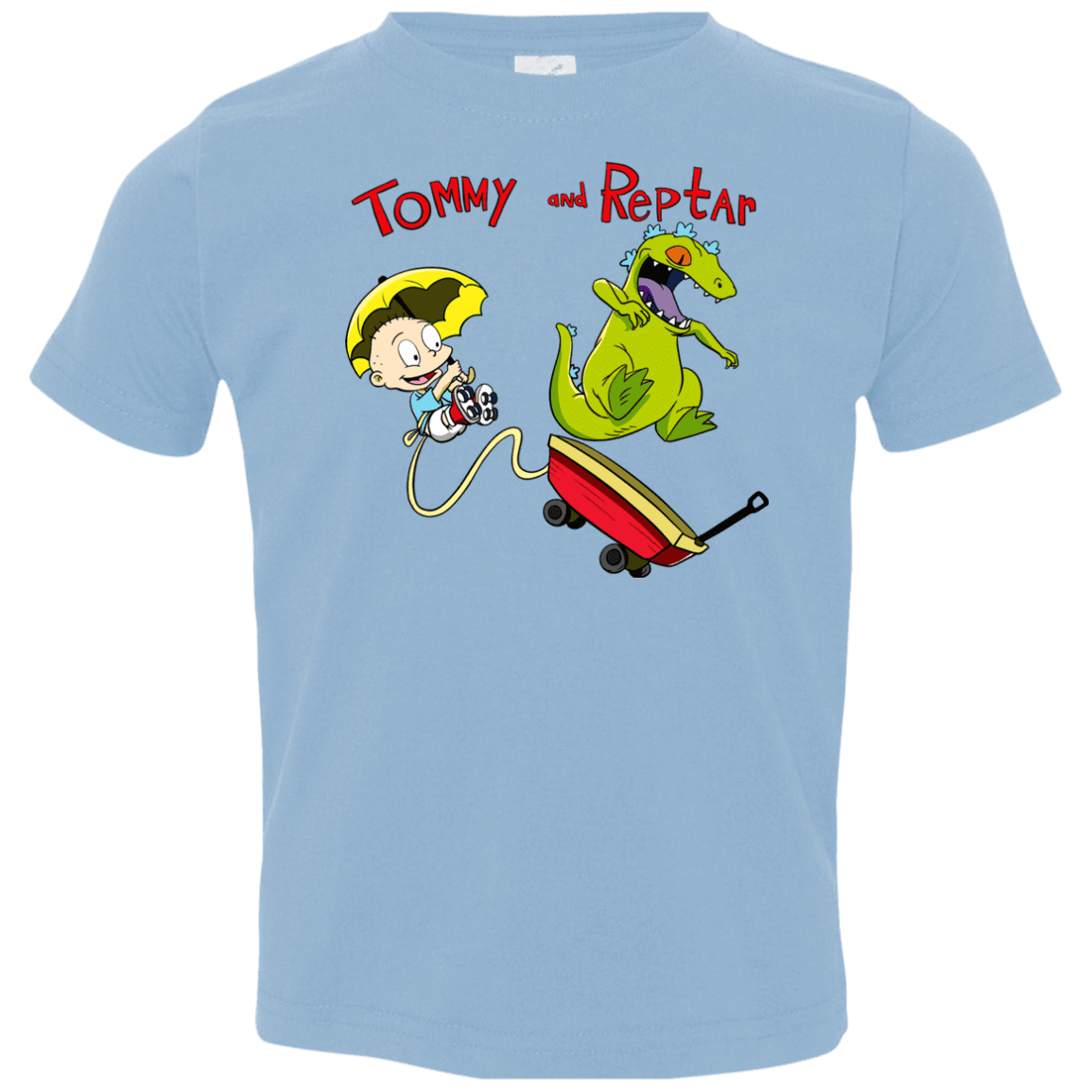 T-Shirts Light Blue / 2T Tommy and Reptar Toddler Premium T-Shirt