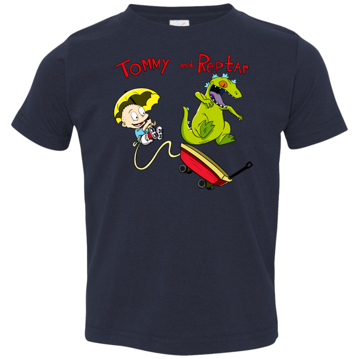 T-Shirts Navy / 2T Tommy and Reptar Toddler Premium T-Shirt