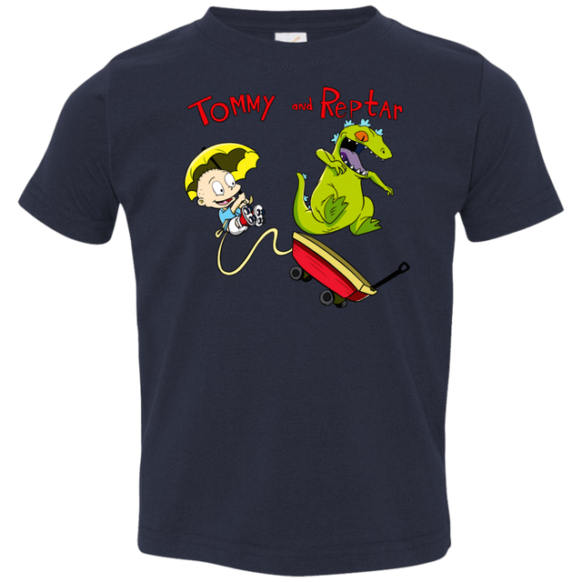 T-Shirts Navy / 2T Tommy and Reptar Toddler Premium T-Shirt