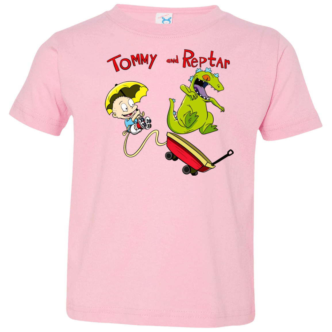 T-Shirts Pink / 2T Tommy and Reptar Toddler Premium T-Shirt