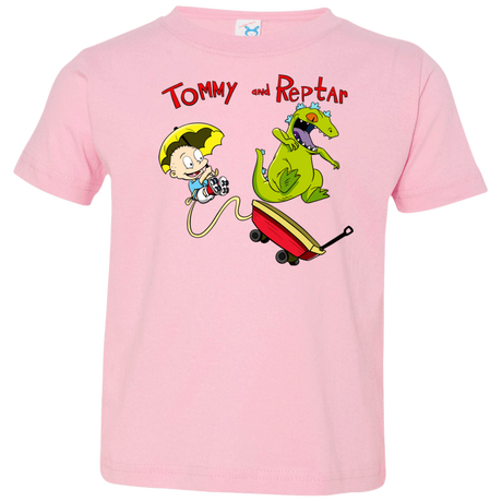 T-Shirts Pink / 2T Tommy and Reptar Toddler Premium T-Shirt