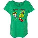 Tommy and Reptar Triblend Dolman Sleeve