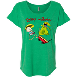 T-Shirts Envy / X-Small Tommy and Reptar Triblend Dolman Sleeve