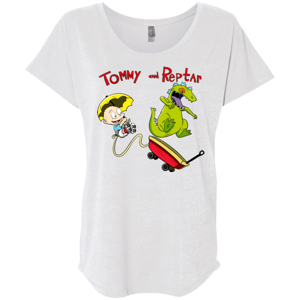 Tommy and Reptar Triblend Dolman Sleeve