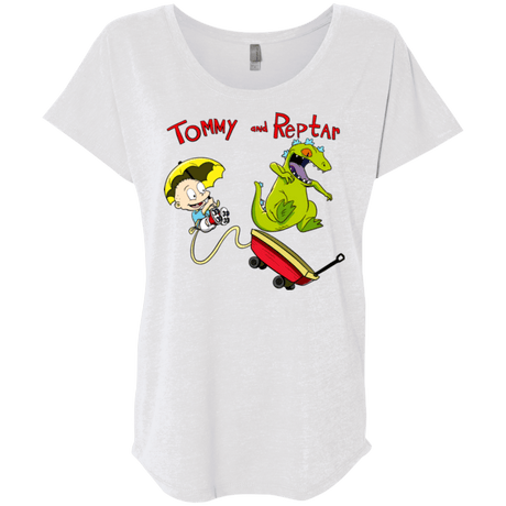 Tommy and Reptar Triblend Dolman Sleeve