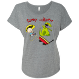 T-Shirts Premium Heather / X-Small Tommy and Reptar Triblend Dolman Sleeve