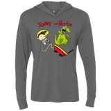 Tommy and Reptar Triblend Long Sleeve Hoodie Tee