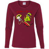T-Shirts Cardinal / S Tommy and Reptar Women's Long Sleeve T-Shirt