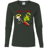 T-Shirts Forest / S Tommy and Reptar Women's Long Sleeve T-Shirt