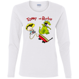 T-Shirts White / S Tommy and Reptar Women's Long Sleeve T-Shirt