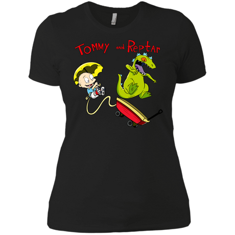 T-Shirts Black / X-Small Tommy and Reptar Women's Premium T-Shirt