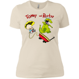 T-Shirts Ivory/ / X-Small Tommy and Reptar Women's Premium T-Shirt