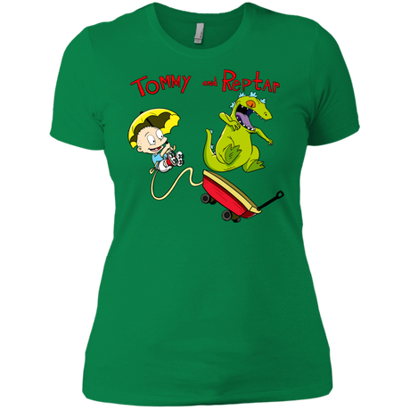 T-Shirts Kelly Green / X-Small Tommy and Reptar Women's Premium T-Shirt