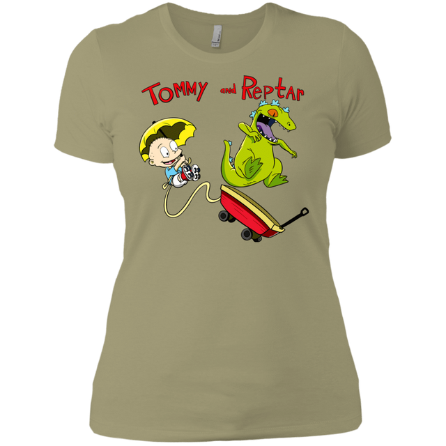 T-Shirts Light Olive / X-Small Tommy and Reptar Women's Premium T-Shirt
