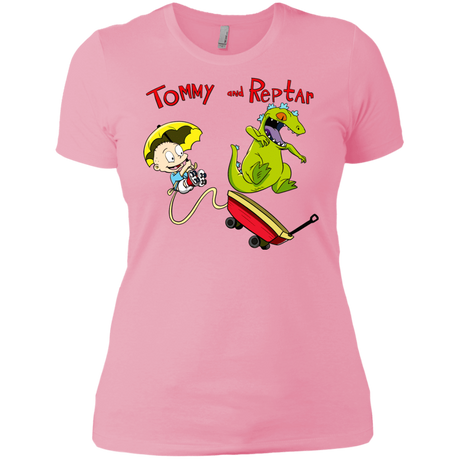 T-Shirts Light Pink / X-Small Tommy and Reptar Women's Premium T-Shirt