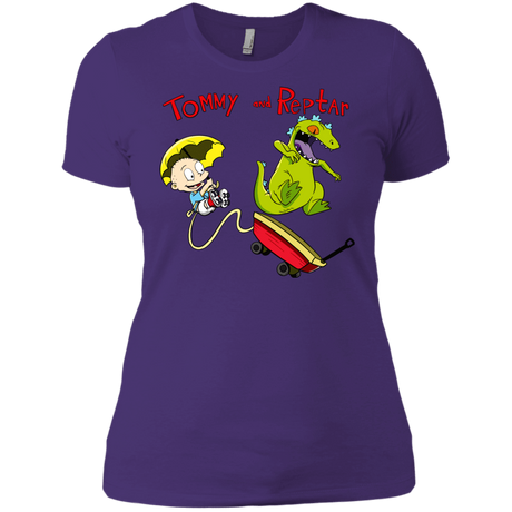 T-Shirts Purple Rush/ / X-Small Tommy and Reptar Women's Premium T-Shirt