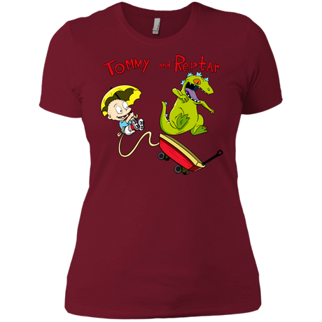 T-Shirts Scarlet / X-Small Tommy and Reptar Women's Premium T-Shirt