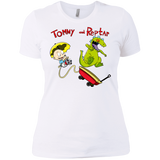 T-Shirts White / X-Small Tommy and Reptar Women's Premium T-Shirt