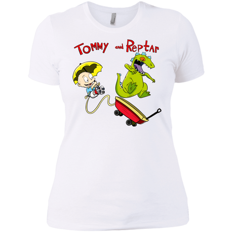 T-Shirts White / X-Small Tommy and Reptar Women's Premium T-Shirt